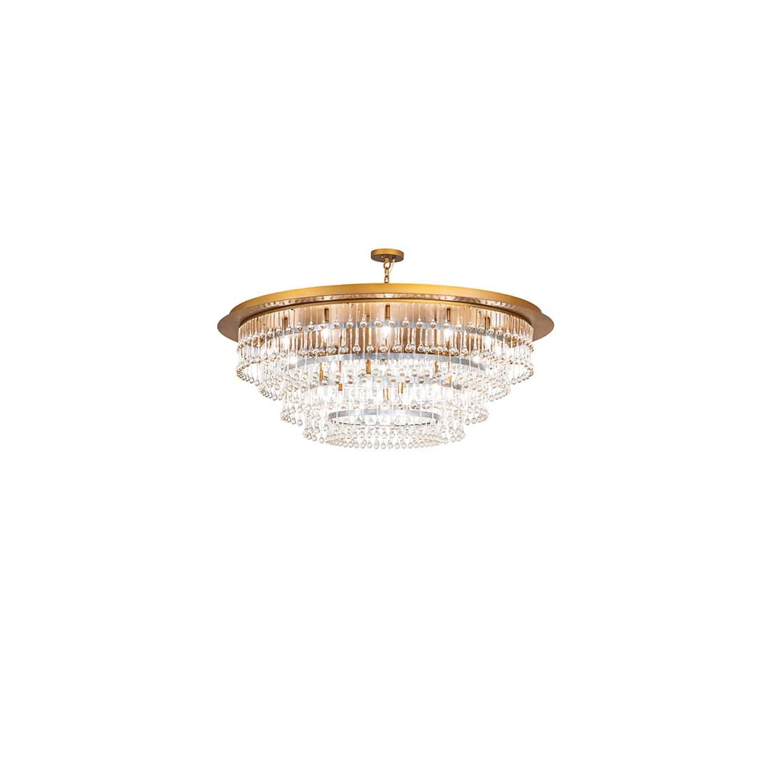 Corsica 19 Light 60" Wide Crystal Waterfall Chandelier