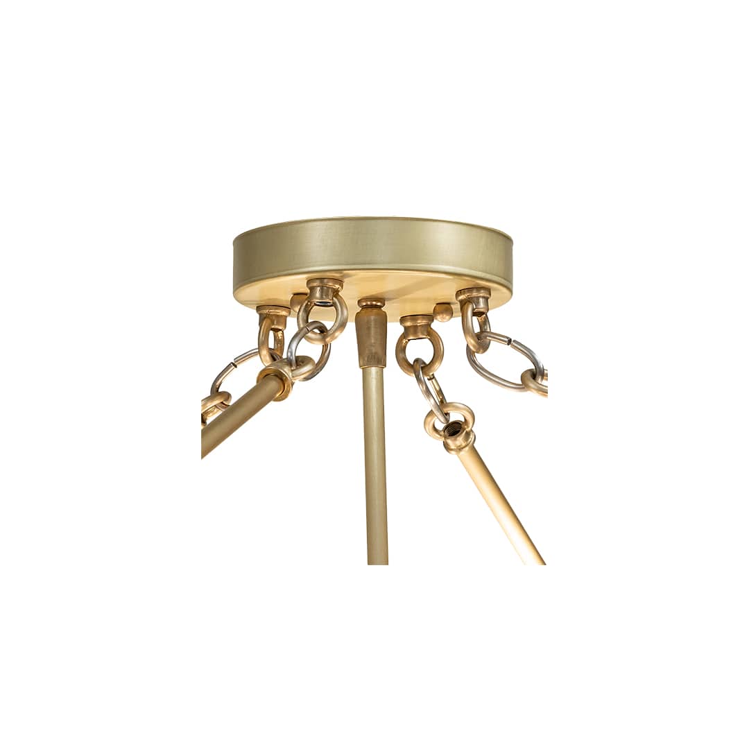 Metro Fusion 6 Light 32" Wide Semi-Flush Bowl Ceiling Fixture