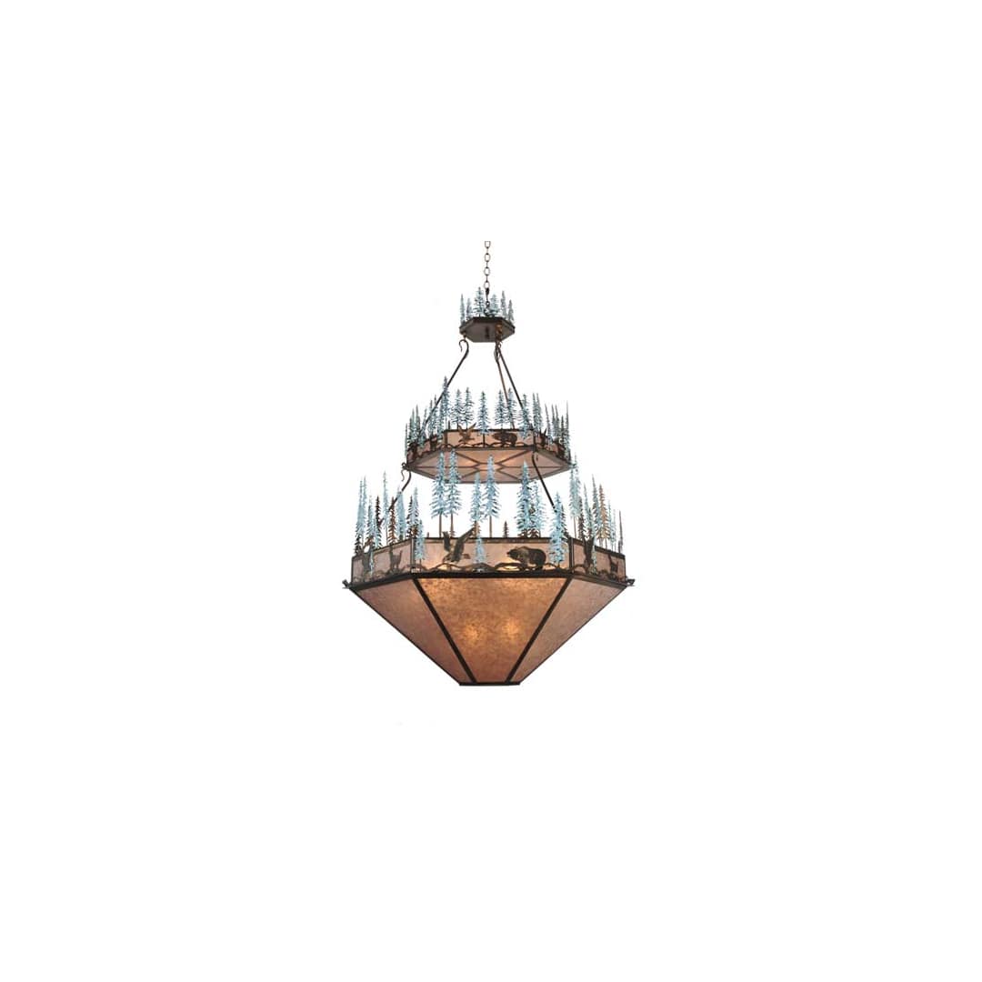 Wildlife at Pine Lake 12 Light 60" Wide Chandelier