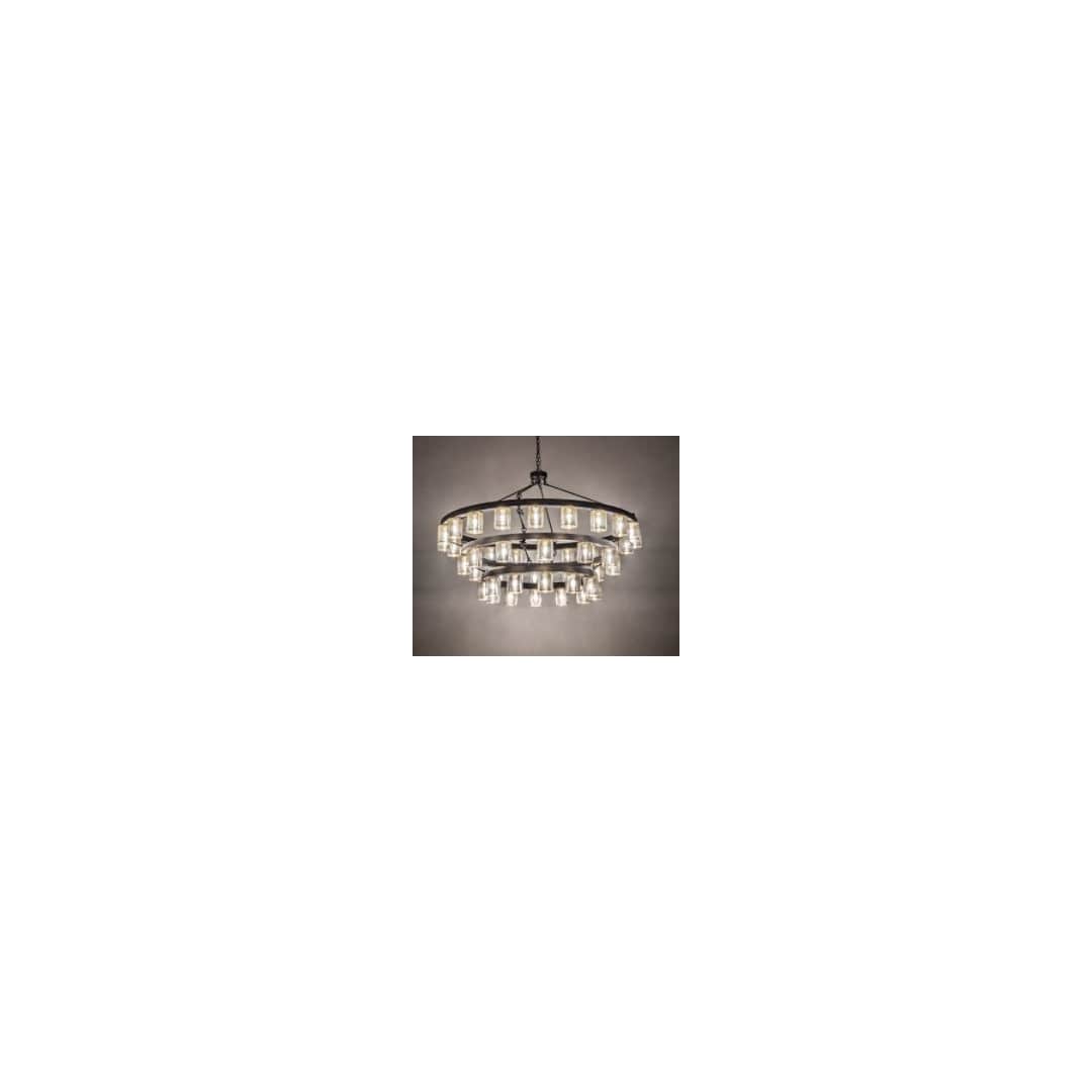 70" Wide Loxley Horizon Ring 42 Light Three Tier