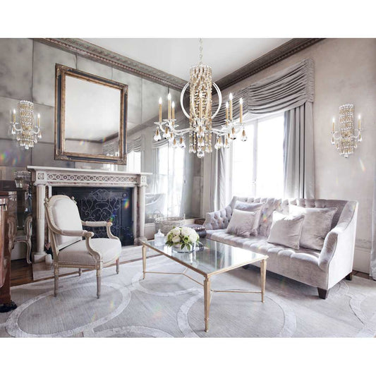 Sarella 15 Light 41" Wide Crystal Chandelier with Heritage Crystals