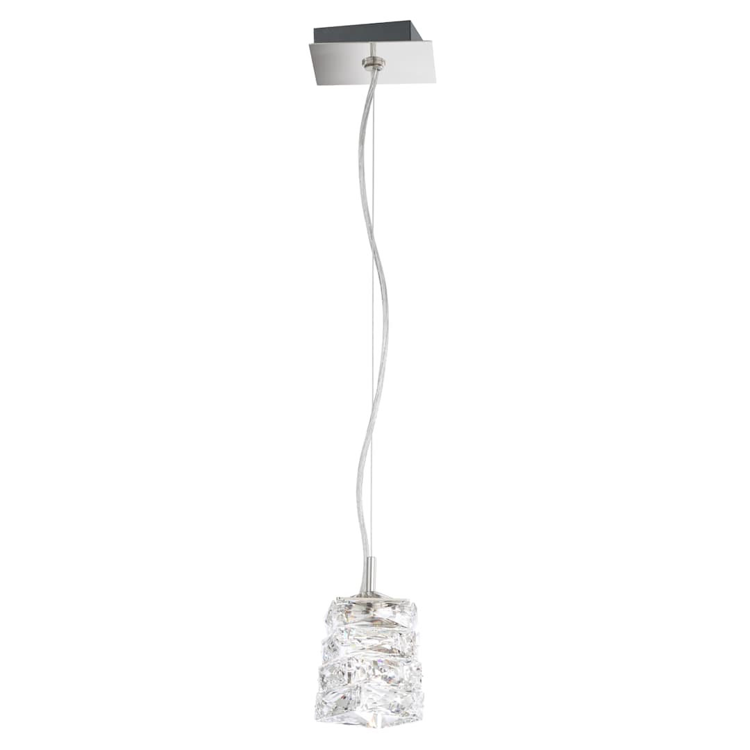Glissando 5" Wide LED Crystal Mini Pendant with Swarovski Crystals