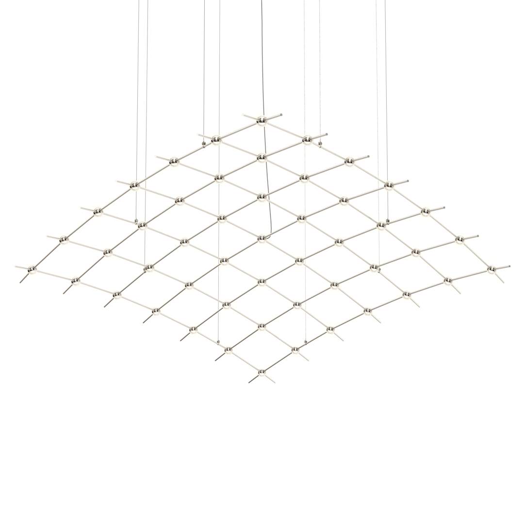 Constellation Aquarius Major 49 Light 177" Wide LED Abstract Chandelier with Faceted Acrylic Shades