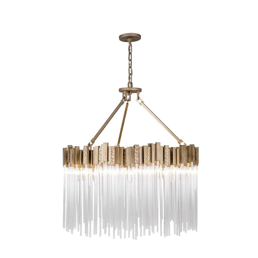 Matrix 10 Light 30" Wide Ring Chandelier
