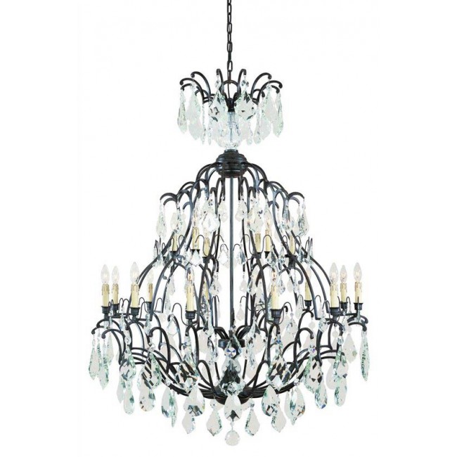 Versailles Chandelier dressed with clear crystal
