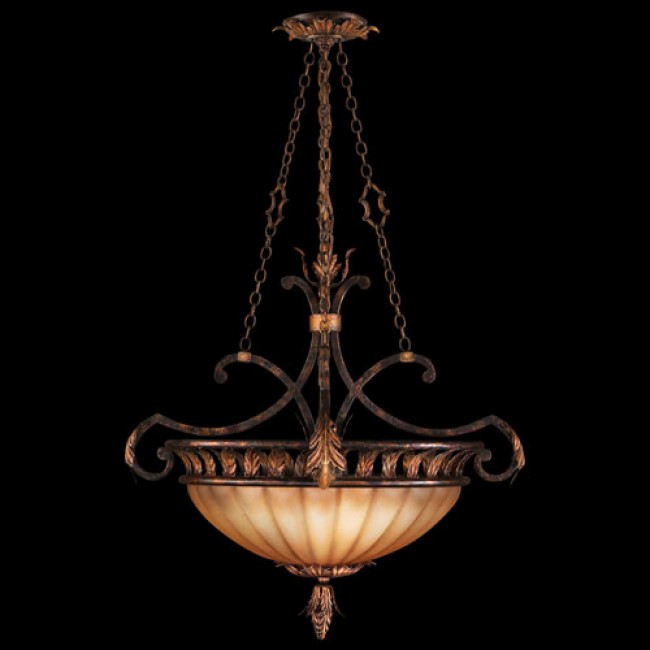 Three-Light Pendant in Bronzed Sienna Finish