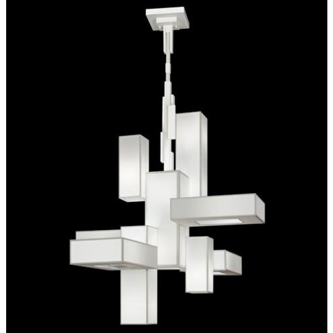 12-Light Chandelier in Studio White 