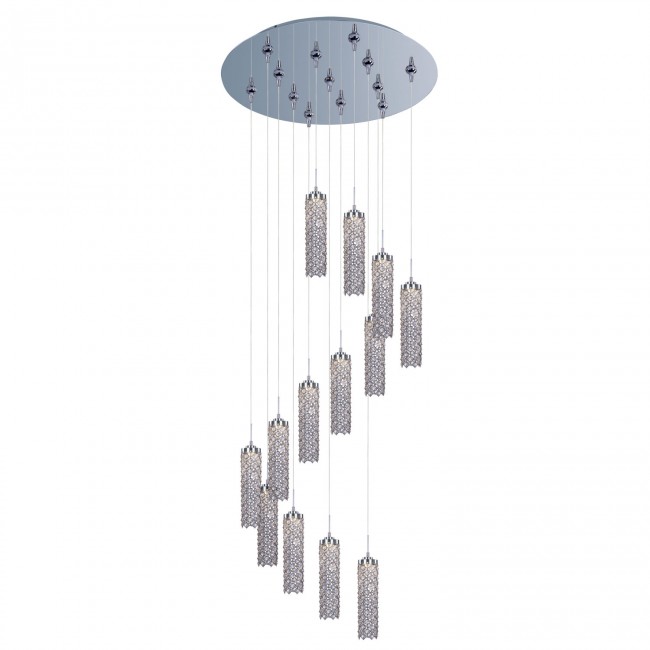 Polished Chrome 13-Light LED 21-Inch RapidJack Pendant