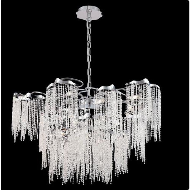 Chrome 39-Inch 16-Light Chandelier