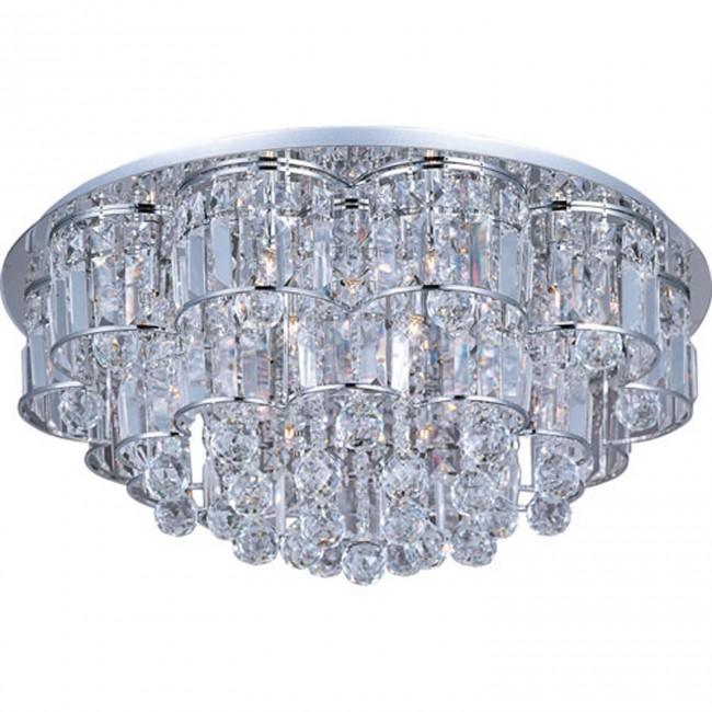 ET2 Bangle Polished Chrome Twenty-Light Flush Mount
