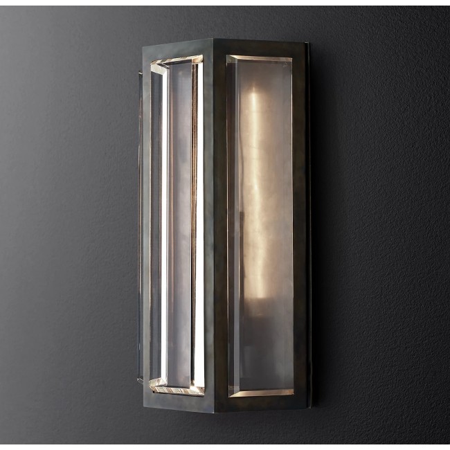 Postmodern design style wall lighting Black