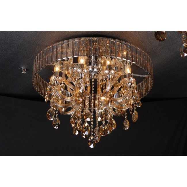 traditional crystal flush mount Chandelier