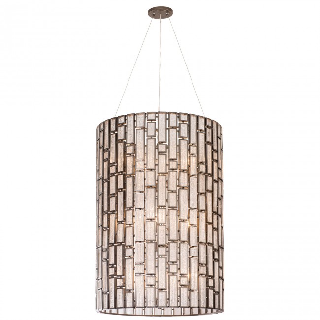 New Bronze Nine-Light Foyer Pendant
