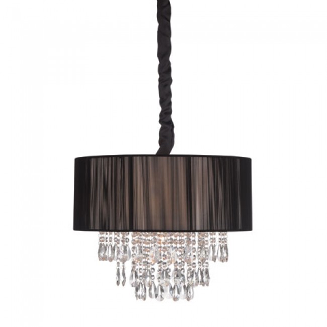 Black Six-Light Chandelier