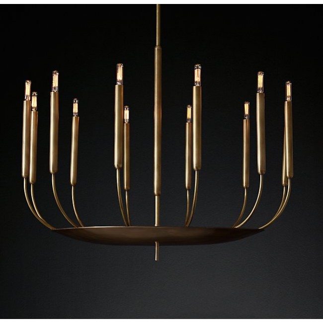 Modern style 12 lights metal chandelier
