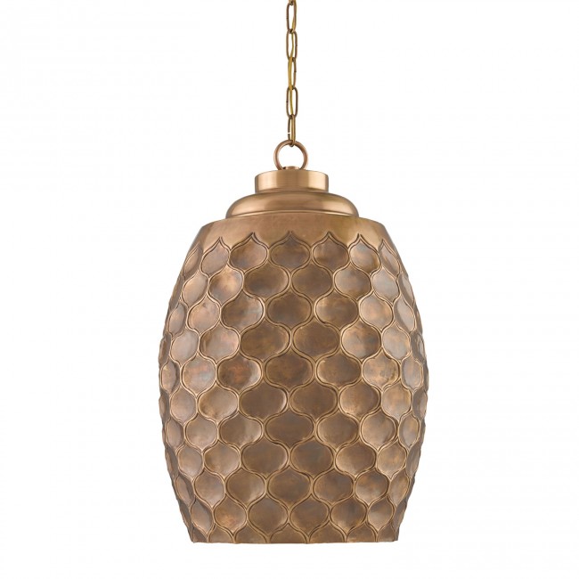 Antique Brass One-Light Pendant