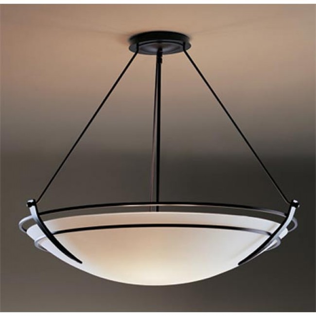 Presidio Tryne Mahogany Three-Light Bowl Pendant