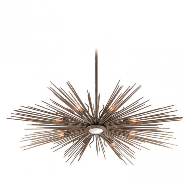 Bronze Eight Light Pendant