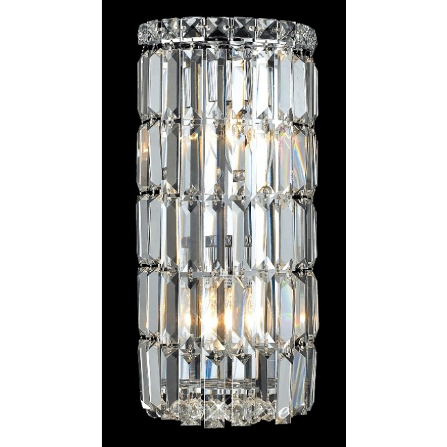 4 Lights crystal wall sconce