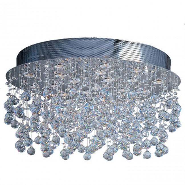 ET2 Cascada Eighteen-Light Flush Mount Ceiling Light