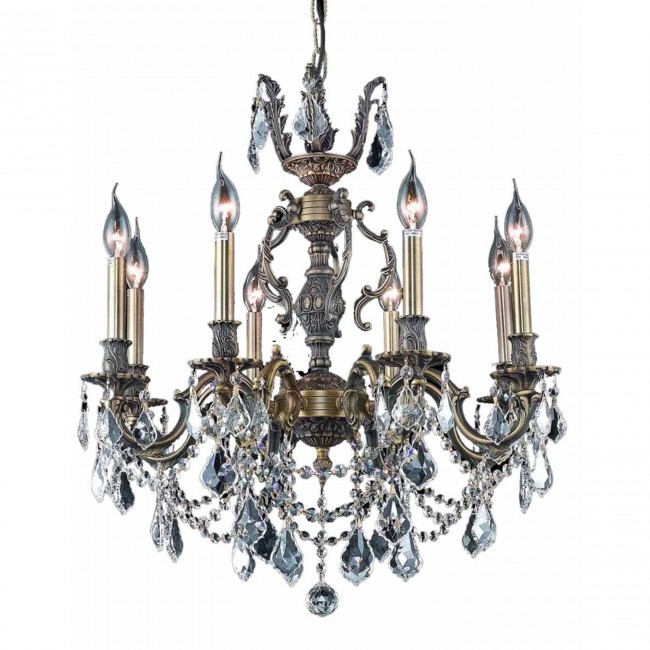 24-Inch Chandelier with Royal Cut Clear Crystal
