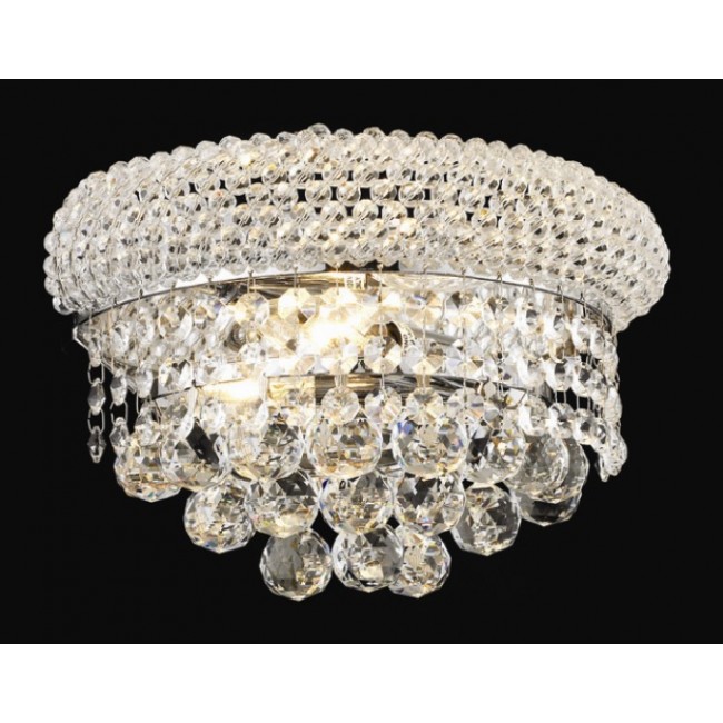 2 Light Crystal sconce 