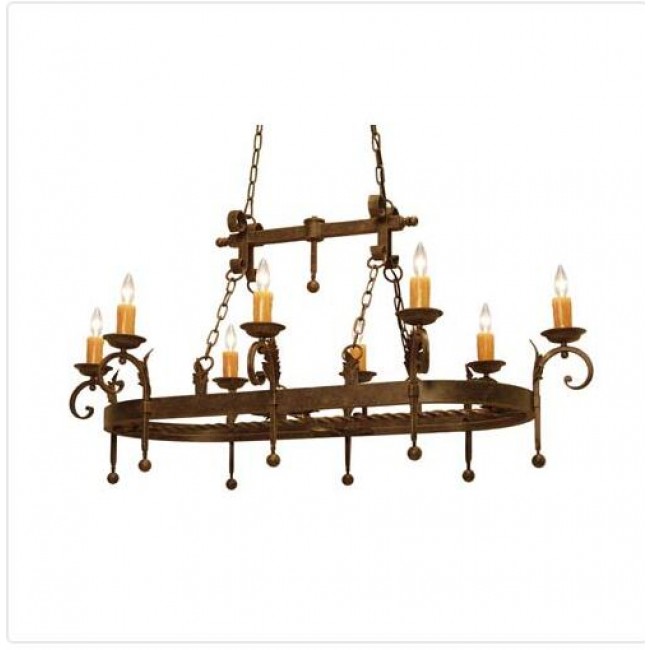 Eight-Light Chandelier