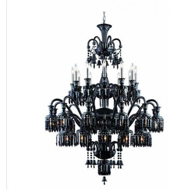 Black 36 Light 60-in Chandelier