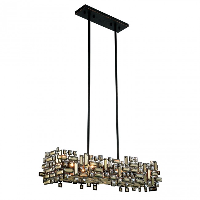 Picasso Dark Bronze 35-Inch Six-Light Pendant