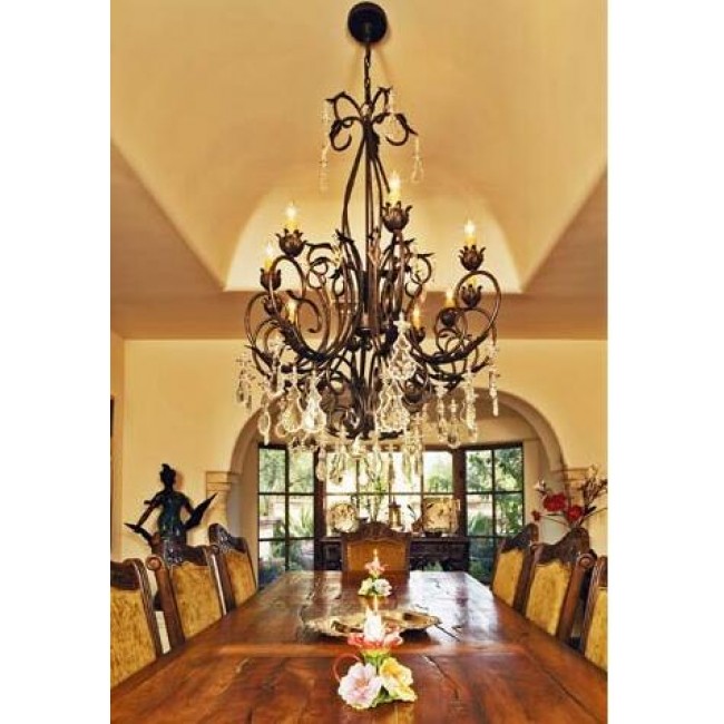  Ten-Light Chandelier