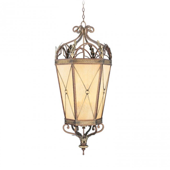 Bristol Manor Palacial Bronze Six-Light Lantern Pendant