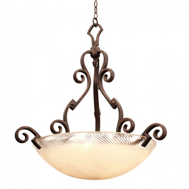 Ibiza Copper Claret Five-Light Pendant