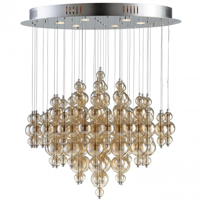 Chrome Six-Light Pendant