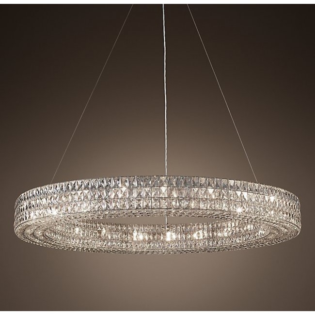 Modern style creative 20 lights round crystal chandeliers