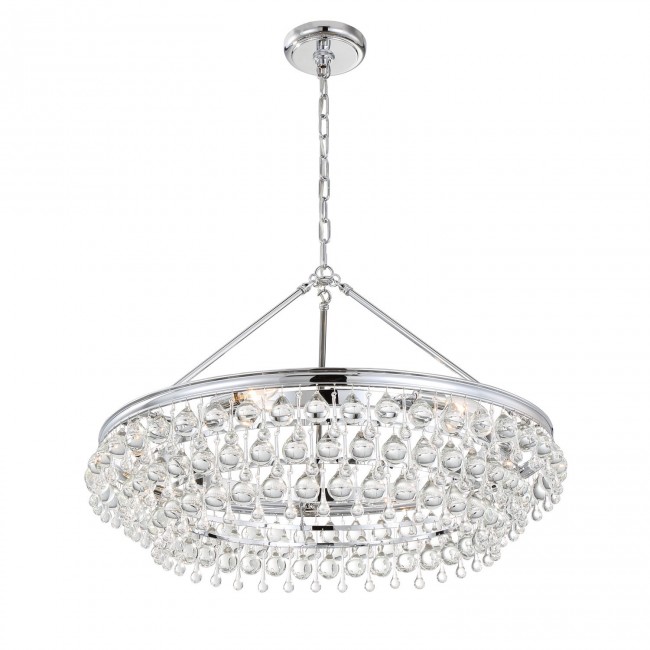 Group Calypso Polished Chrome Six-Light Pendant