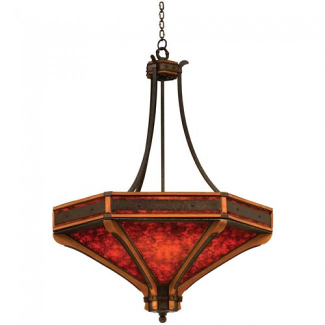 Aspen 41.5-Inch Iron Ring Pendant