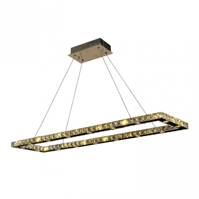 Corp Galaxy Polished Chrome Thirty-Two Light LED Pendant