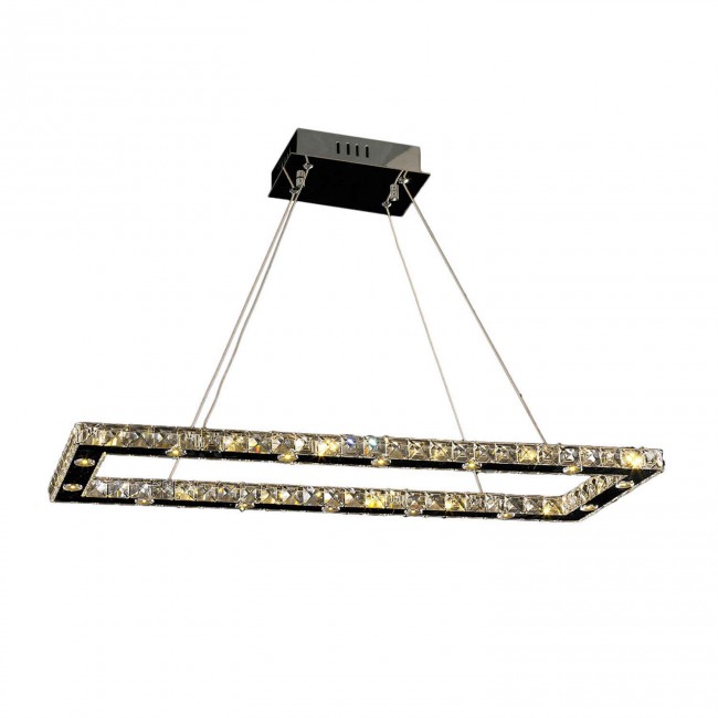 Corp Galaxy Polished Chrome Twenty-Eight Light LED Pendant