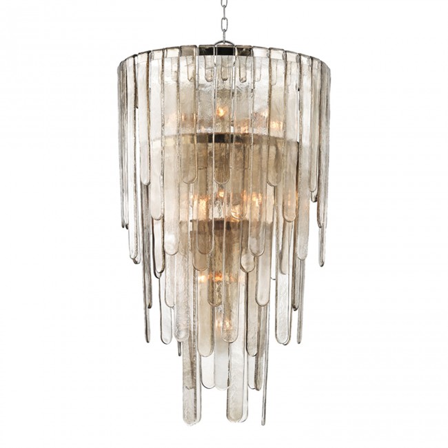 Polished Nickel 16-Light Pendant