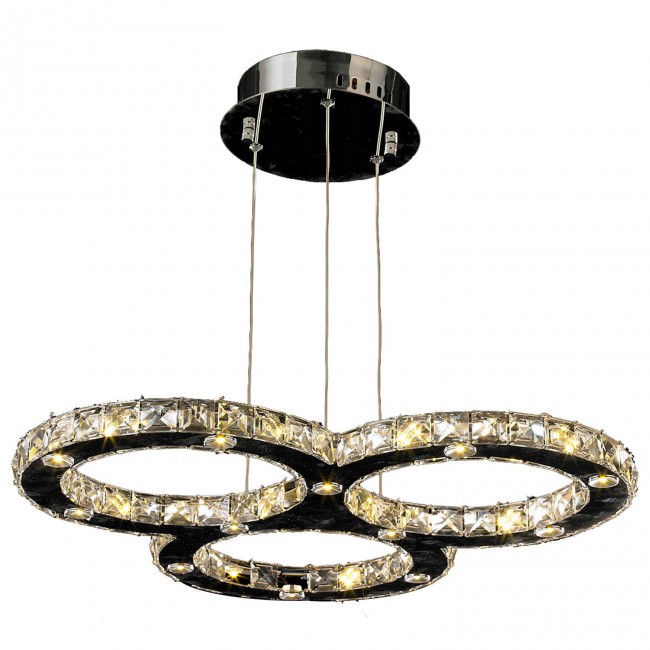 Corp Galaxy Polished Chrome Twenty-Four Light LED Pendant