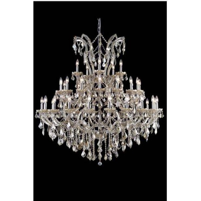 Golden Teak 41 Light 54-in Chandelier