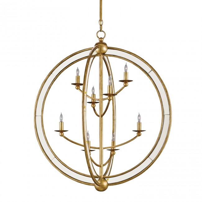 Gold Granello Eight-Light Pendant