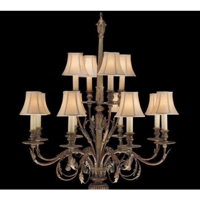 12-Light Chandelier in Veronese Gold Finish