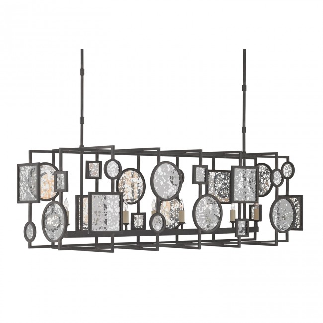 Blacksmith Eight-Light Linear Pendant