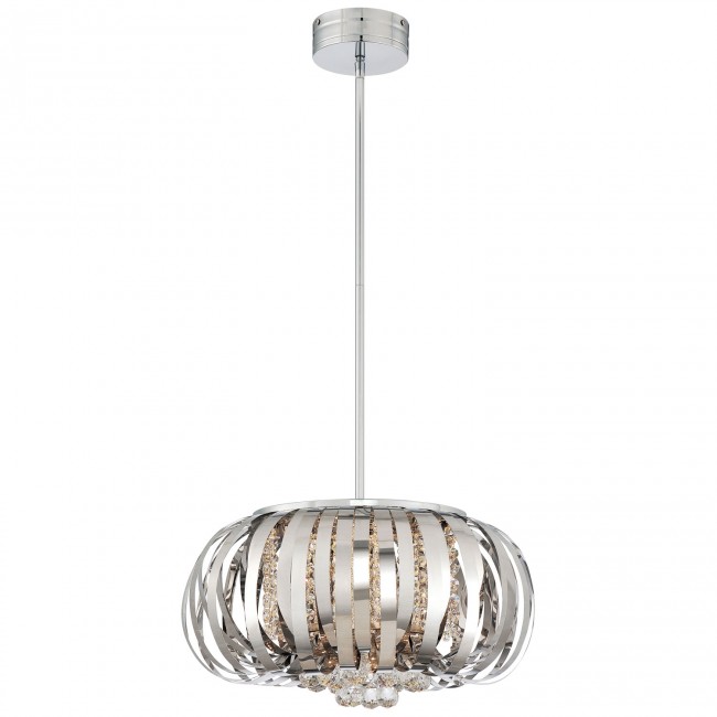 Chrome One-Light LED Pendant
