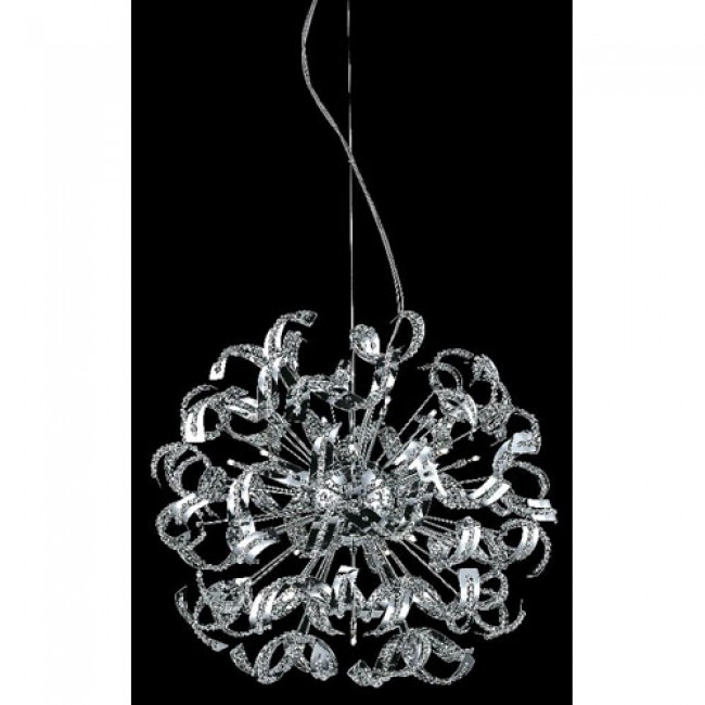 Chrome 30 Light 43-in Chandelier