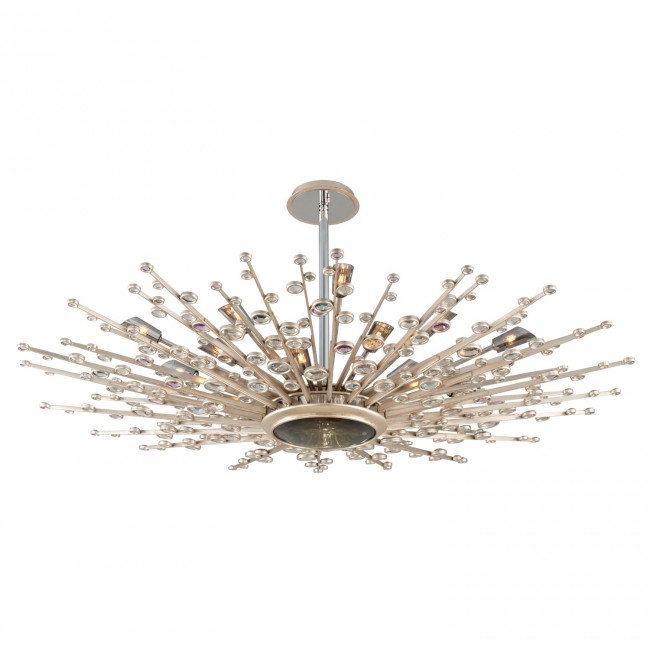  Silver Leaf 20-Light Pendant