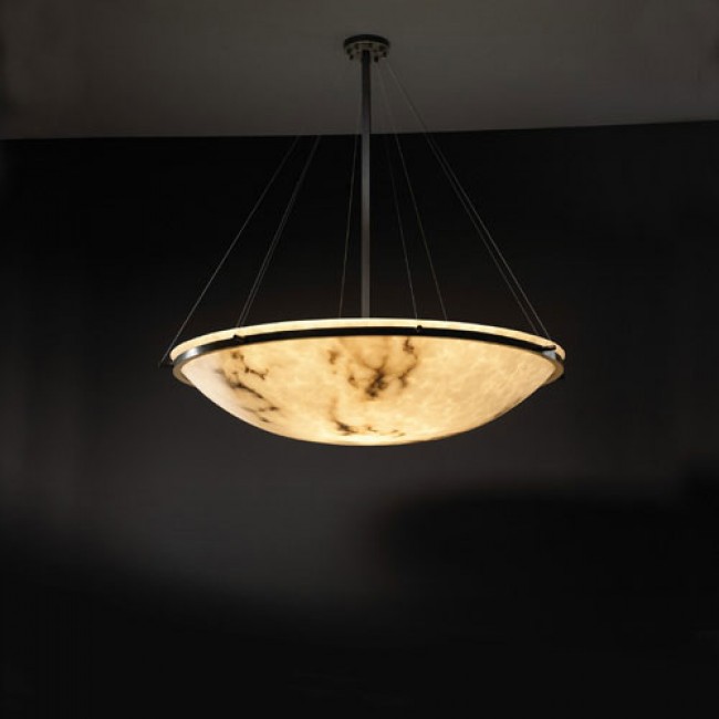 Design Group LumenAria 36-Inch Bronze Bowl 6000 Lumen LED Pendant