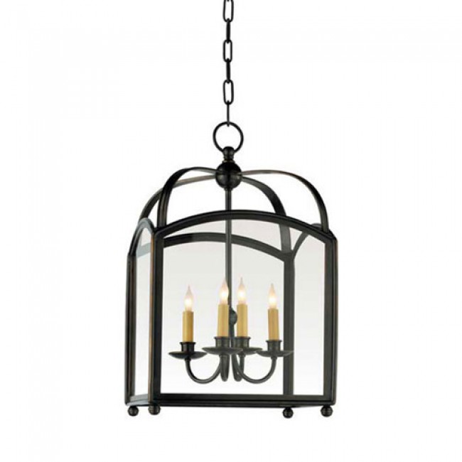 Small Arch Top Bronze Lantern
