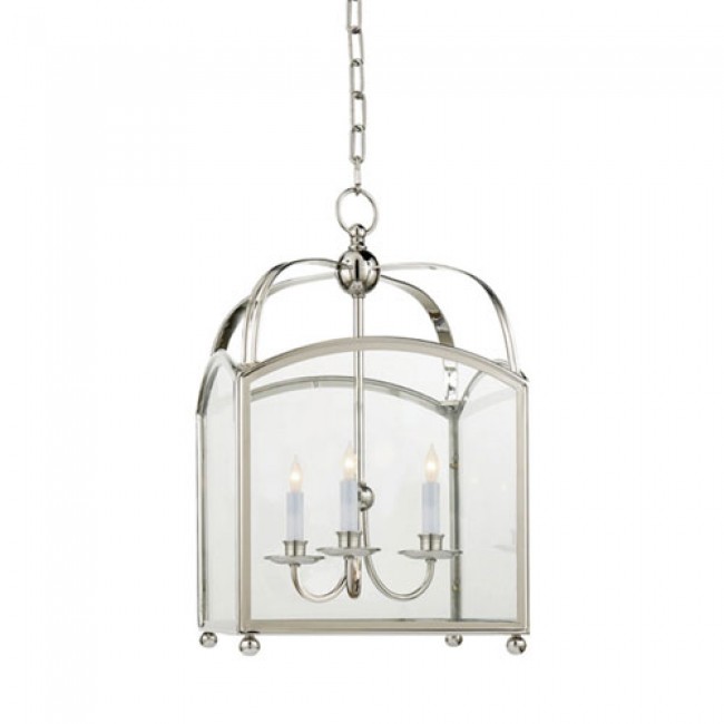 Small Polished Nickel Arch Top Lantern